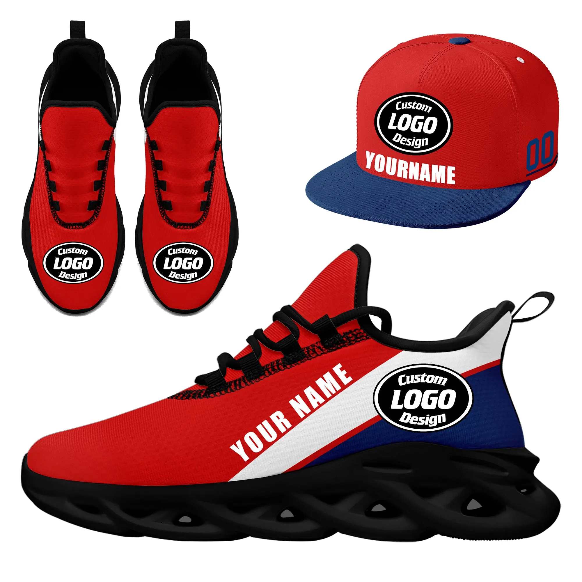 Custom MaxSoul Shoes and Hat Combo Personalized ZH-bd0b007c-e