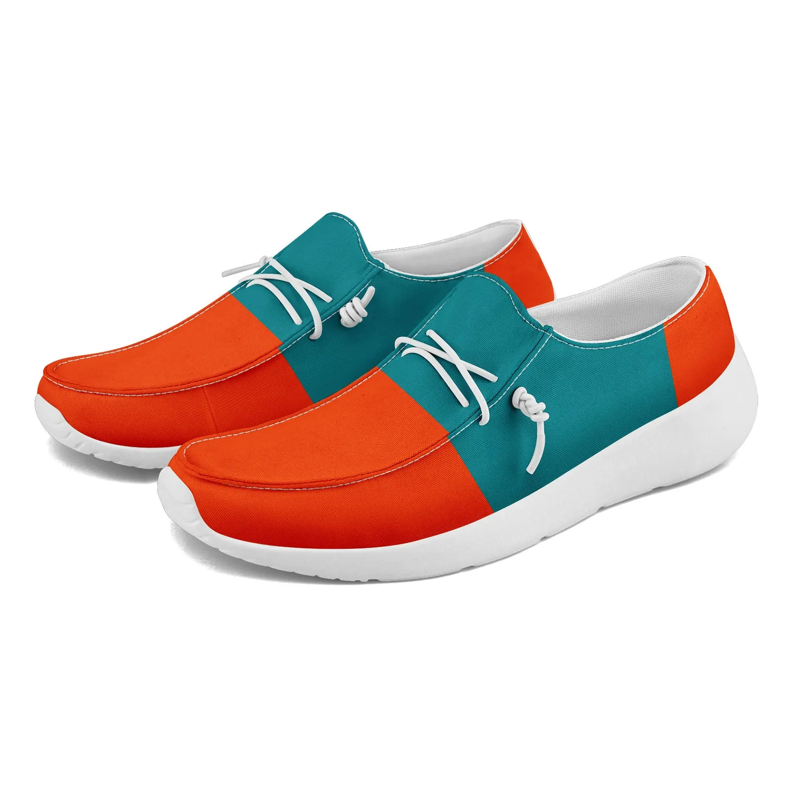 Custom Miami Orange Green Shoes Personalized Sneaker FN018-D020278-24