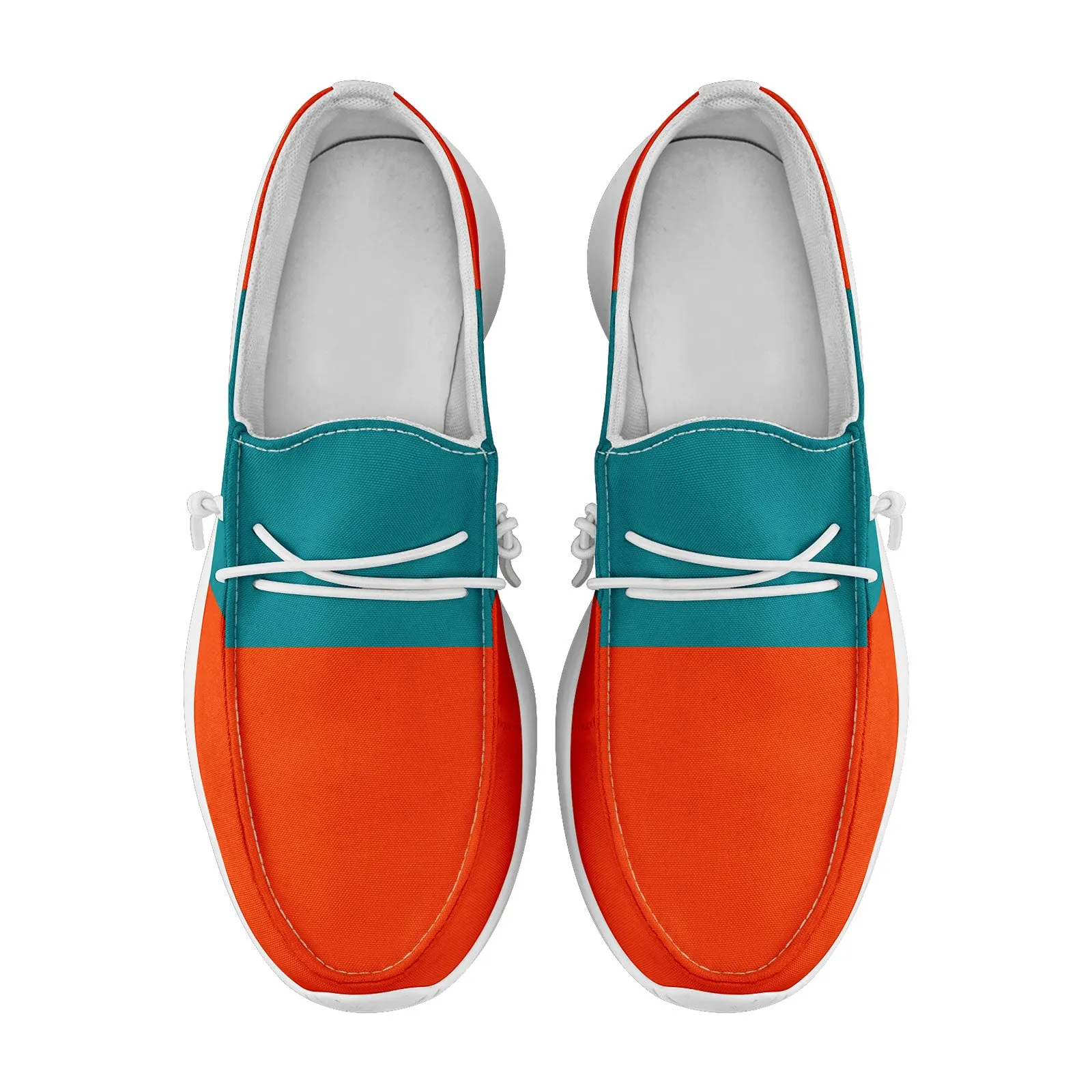 Custom Miami Orange Green Shoes Personalized Sneaker FN018-D020278-24