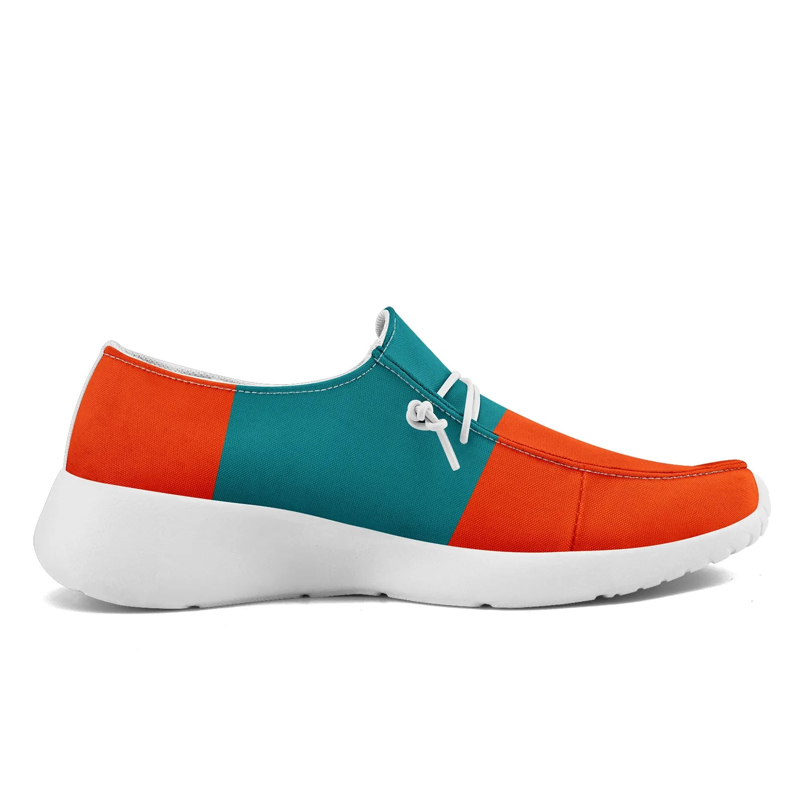 Custom Miami Orange Green Shoes Personalized Sneaker FN018-D020278-24