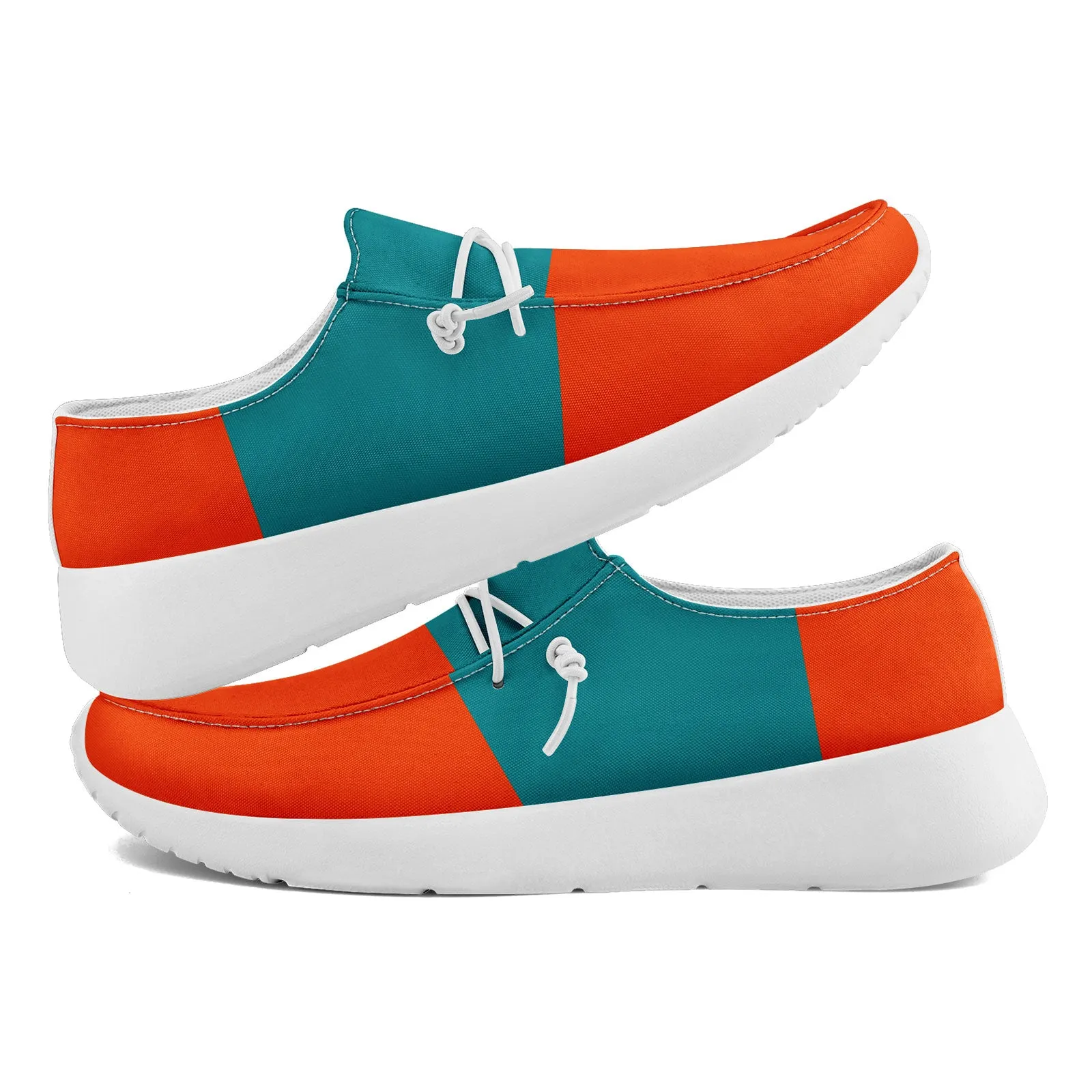 Custom Miami Orange Green Shoes Personalized Sneaker FN018-D020278-24