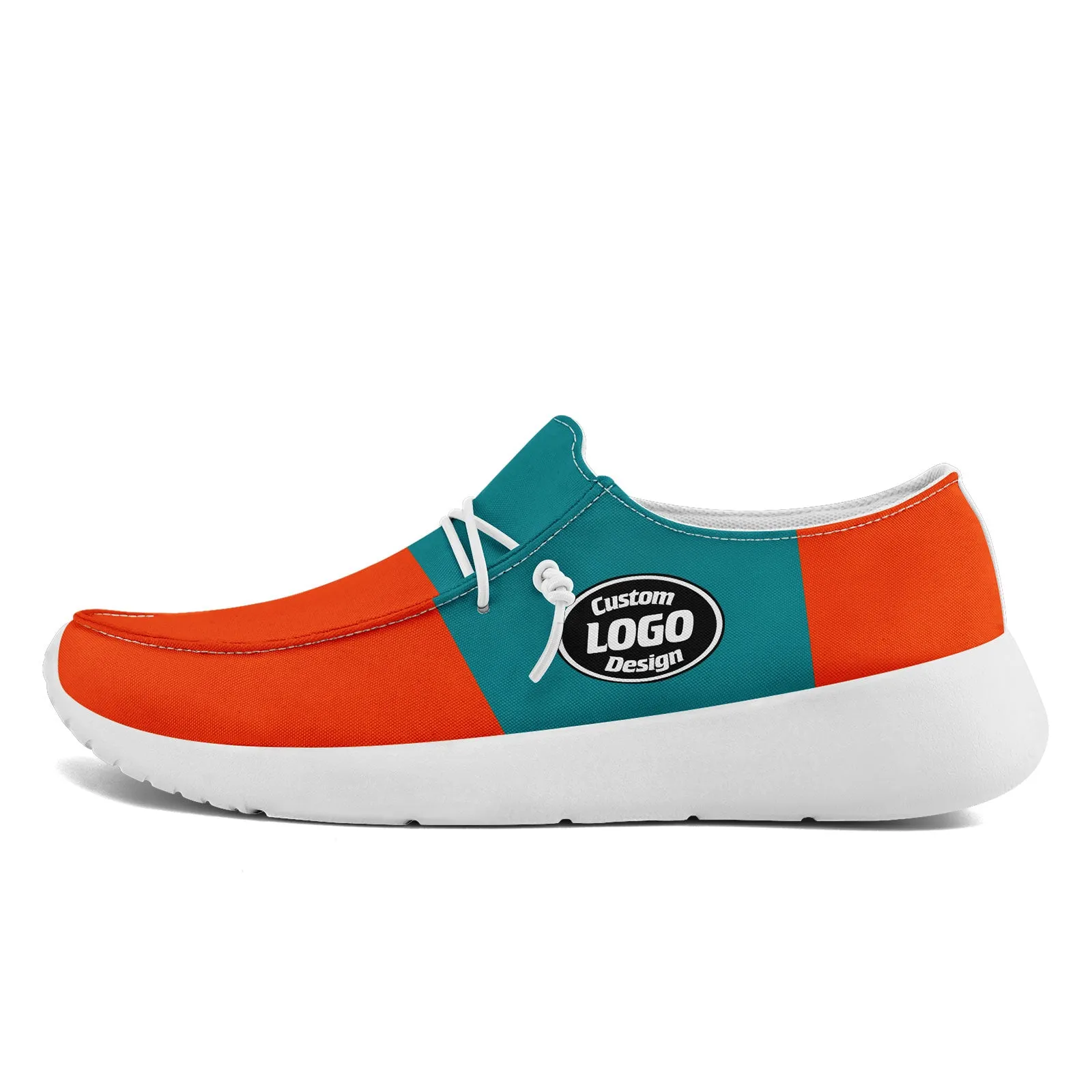 Custom Miami Orange Green Shoes Personalized Sneaker FN018-D020278-24