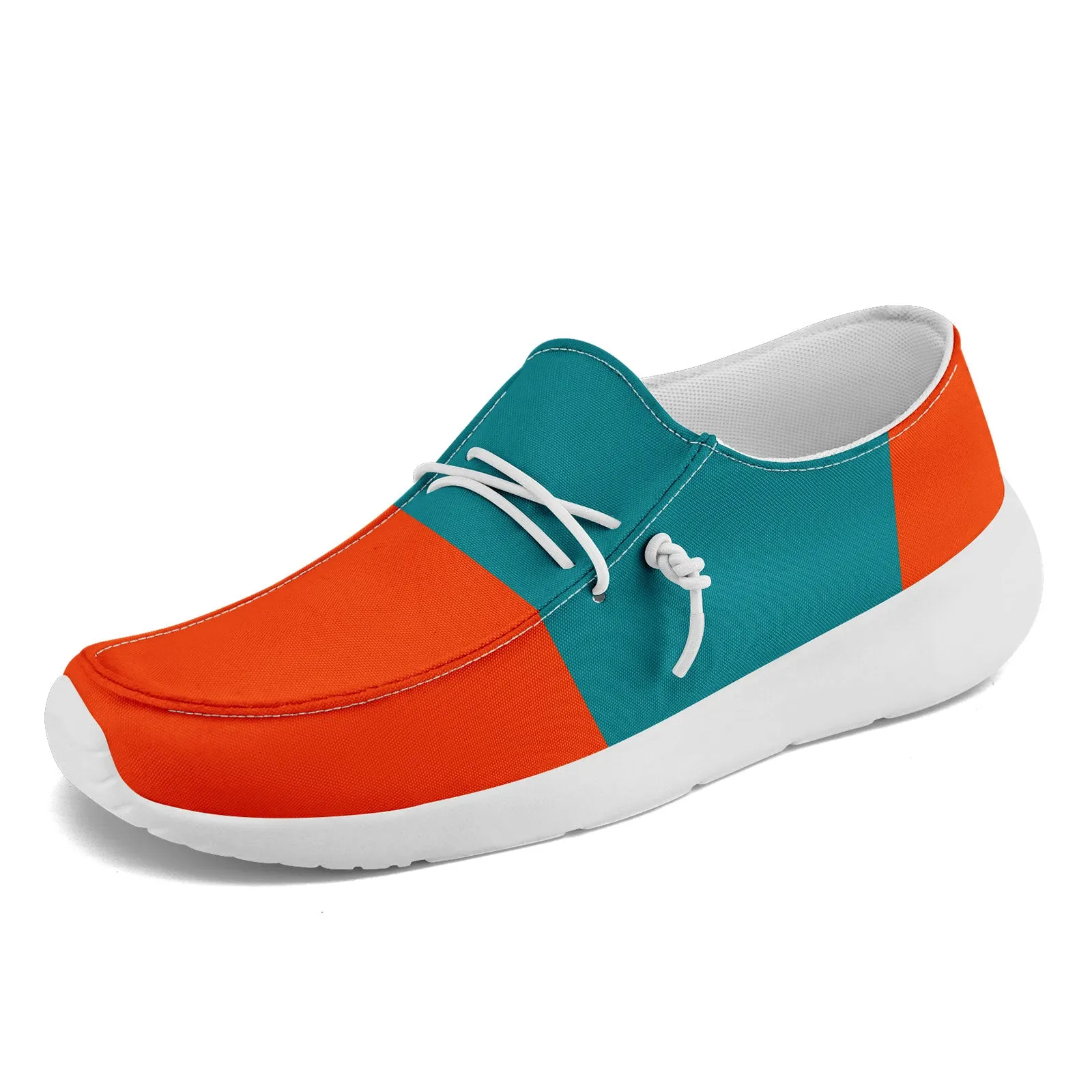 Custom Miami Orange Green Shoes Personalized Sneaker FN018-D020278-24