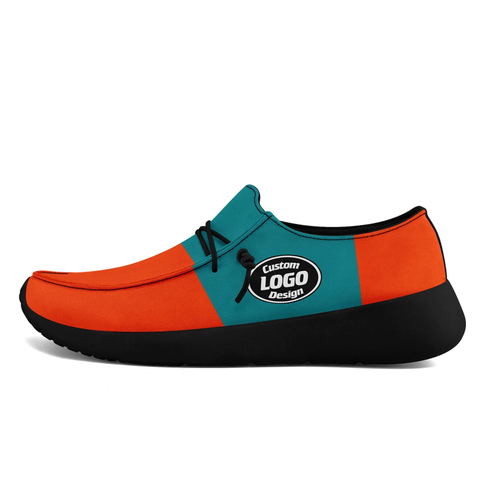 Custom Miami Orange Green Shoes Personalized Sneaker FN018-D020278-24