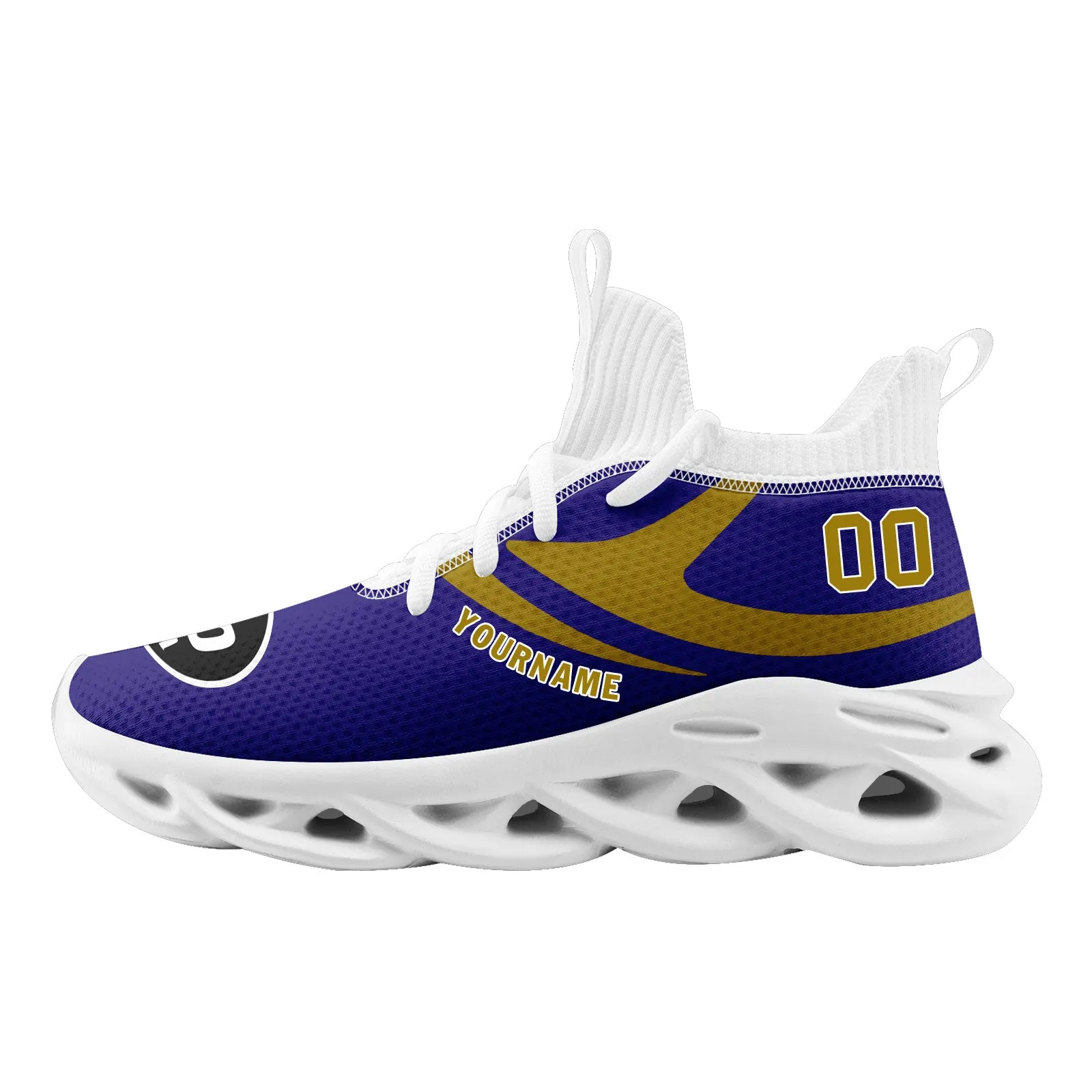 Custom Purple Baltimore Maxsoul Shoes Personalized Sneaker FN030-D025004-4