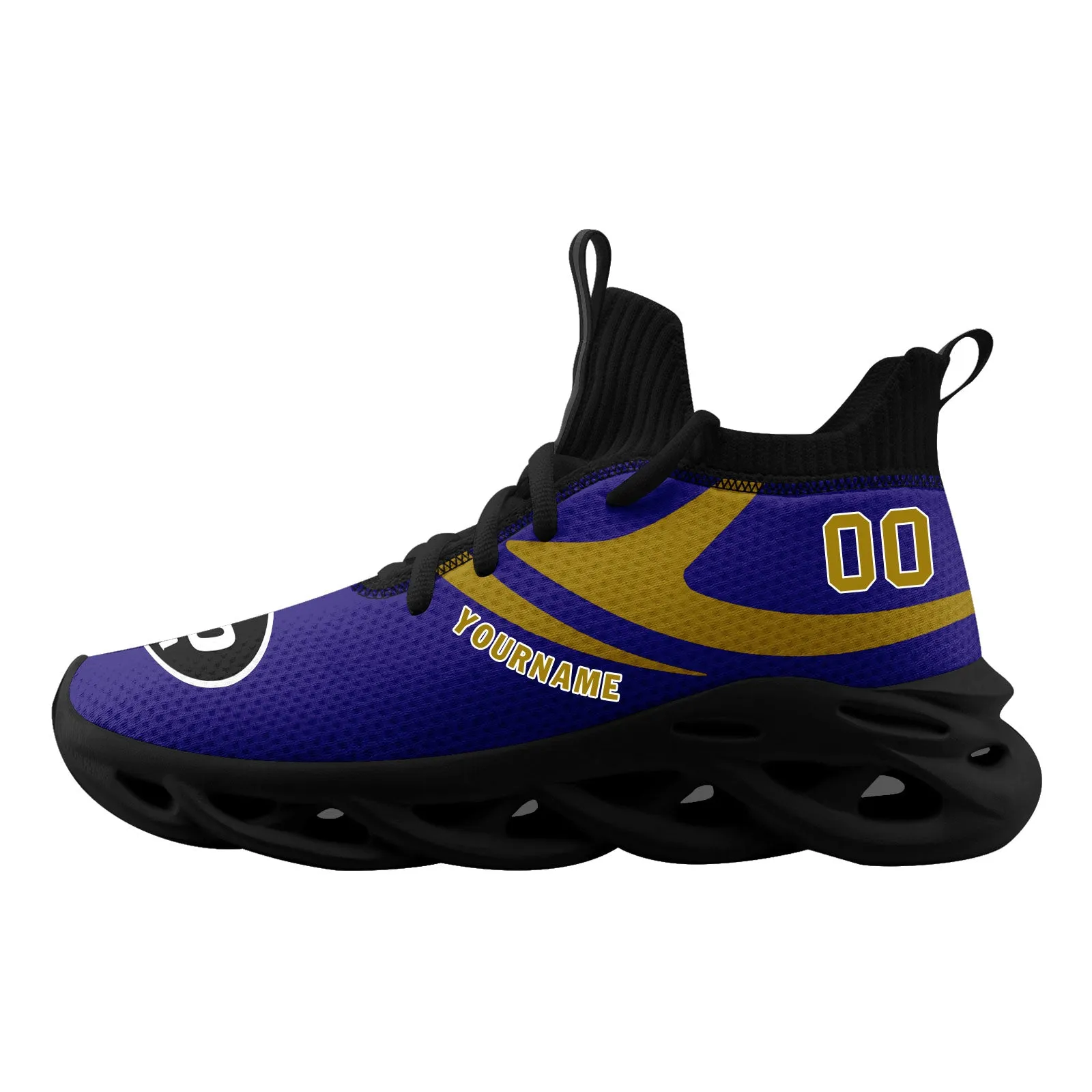 Custom Purple Baltimore Maxsoul Shoes Personalized Sneaker FN030-D025004-4