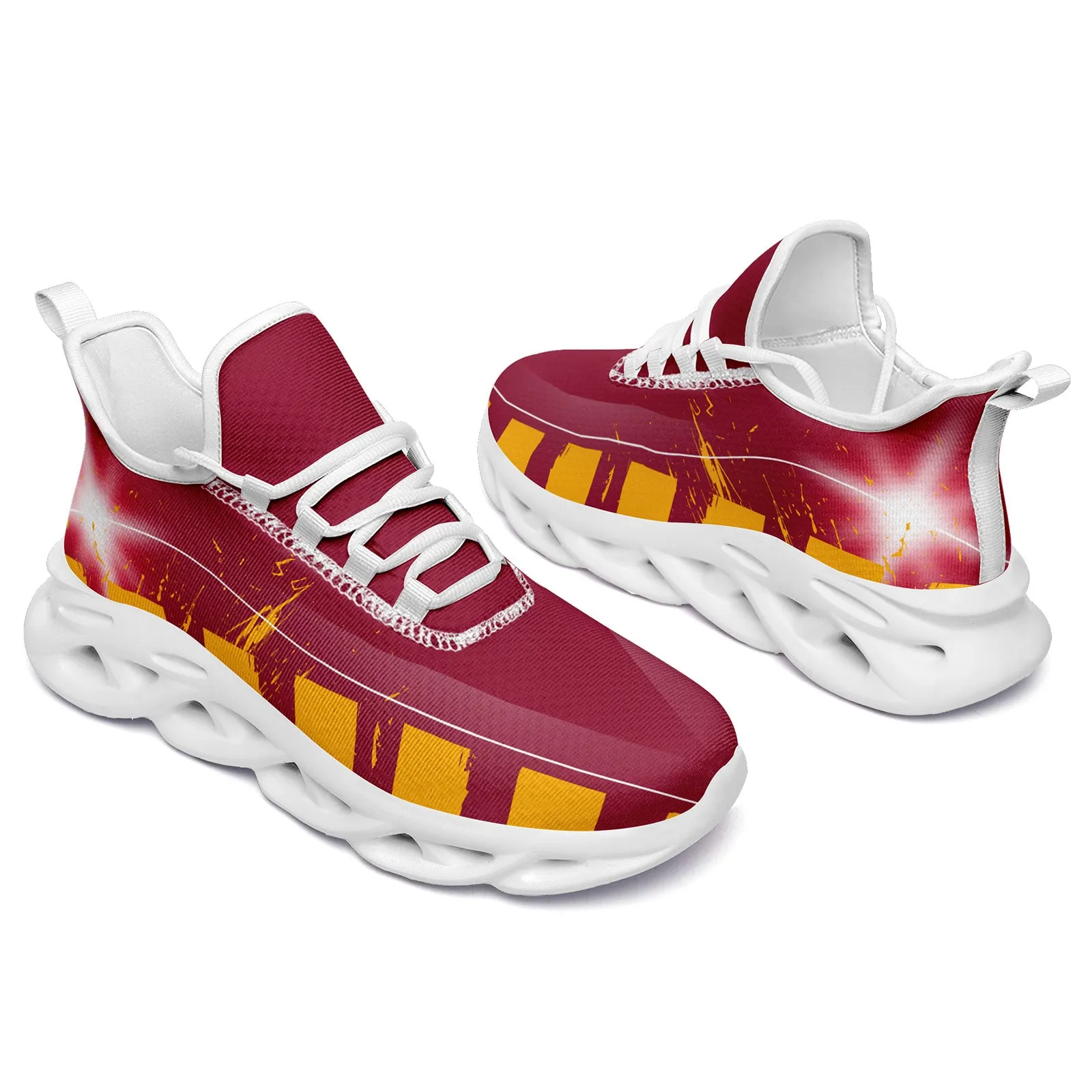 Custom Red Yellow Arizona Maxsoul Shoes Personalized Sneaker FN003-D020260-1