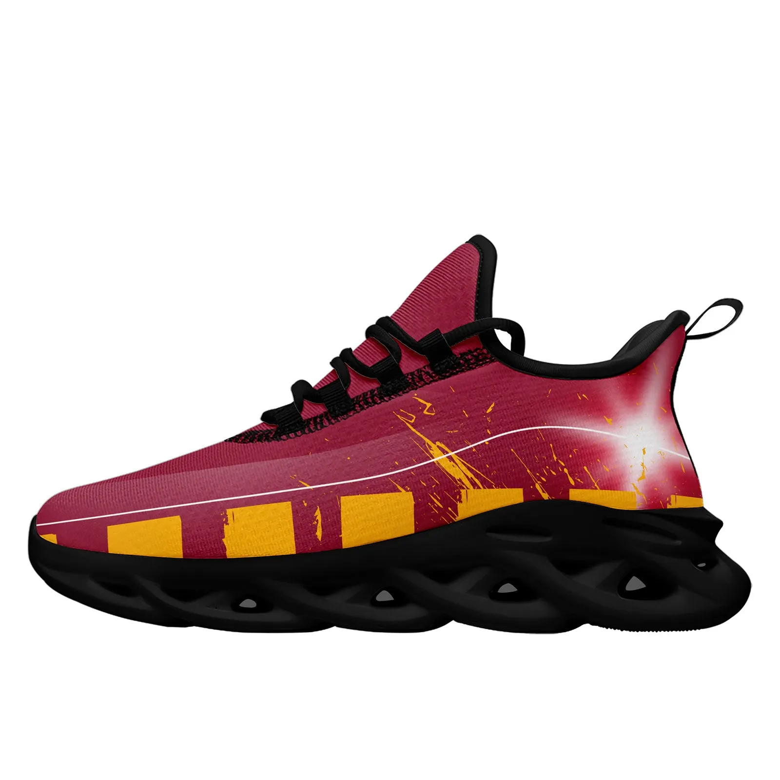 Custom Red Yellow Arizona Maxsoul Shoes Personalized Sneaker FN003-D020260-1