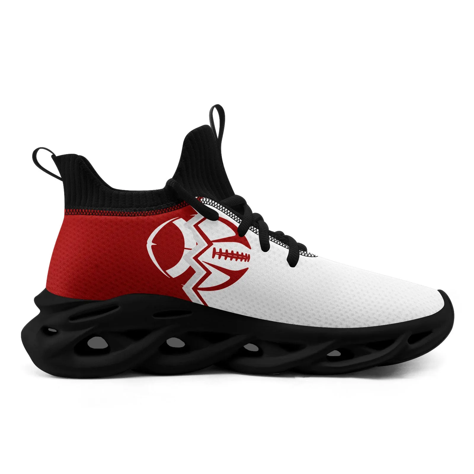 Custom White Red California Maxsoul Shoes Personalized Sneaker FN030A-D028017-13