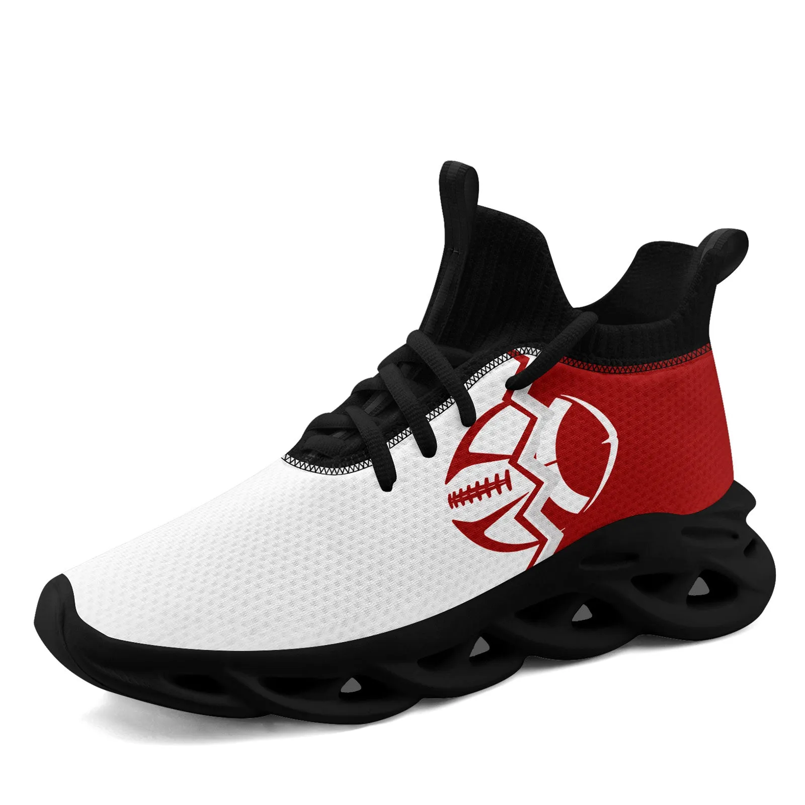 Custom White Red California Maxsoul Shoes Personalized Sneaker FN030A-D028017-13