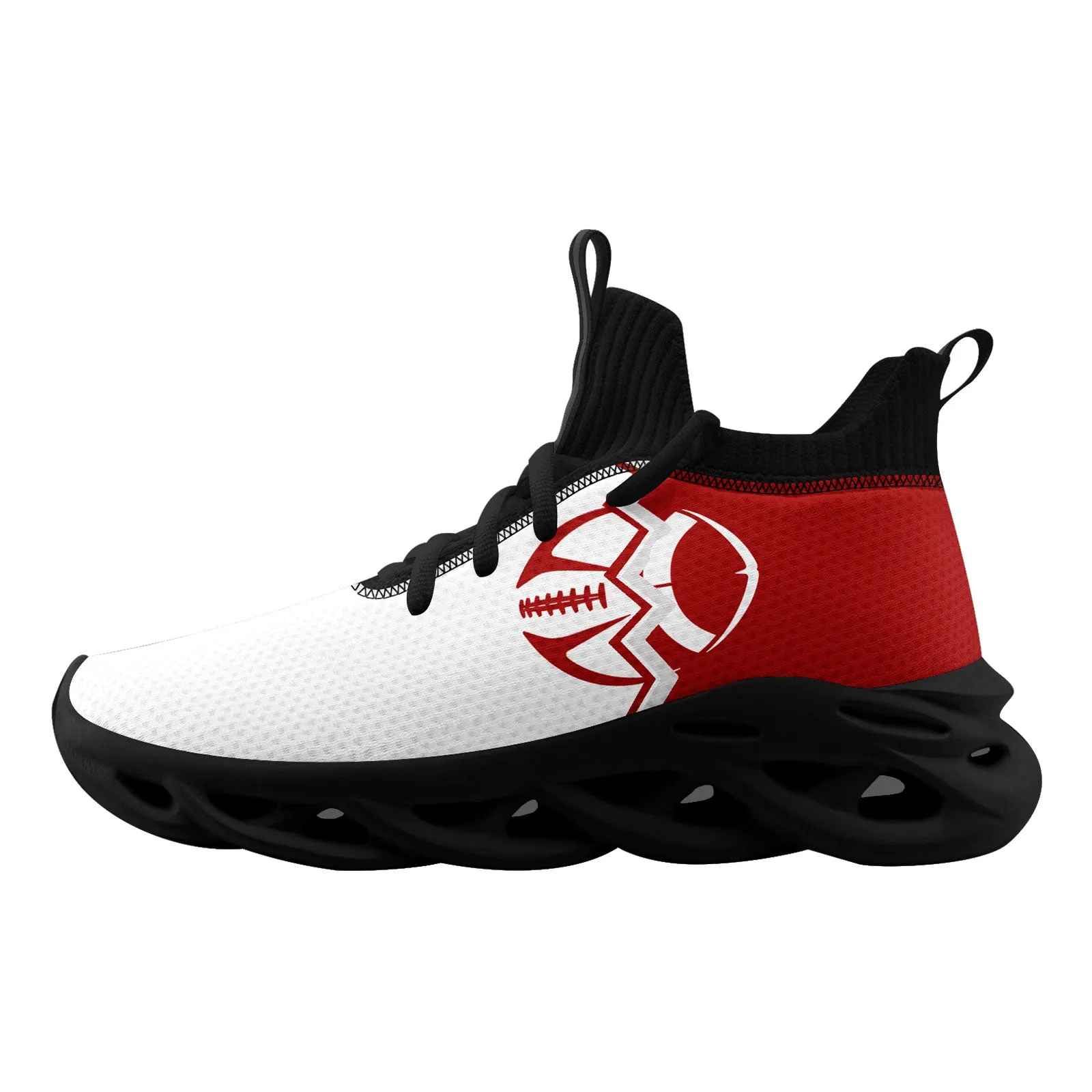 Custom White Red California Maxsoul Shoes Personalized Sneaker FN030A-D028017-13