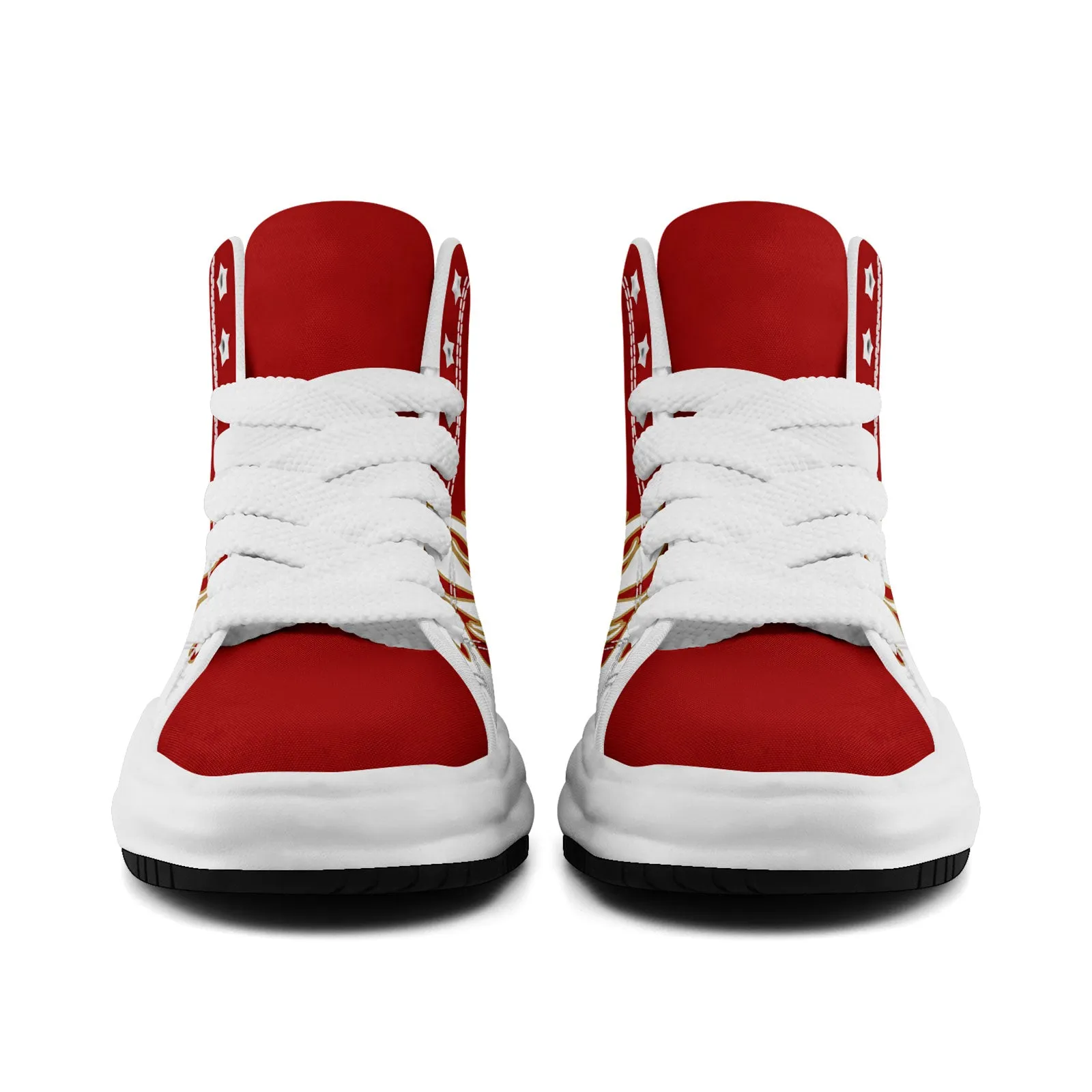 Custom White Red Yellow San Francisco Firesoul Shoes Personalized Sneaker FN039-D020272-25