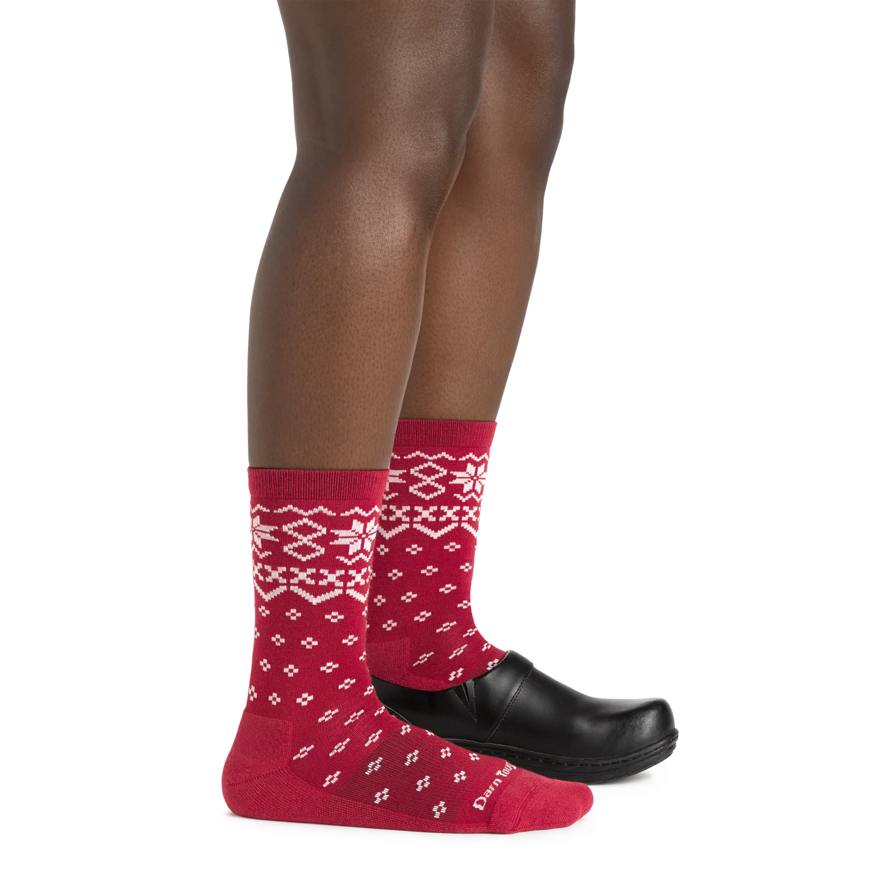 Darn Tough Shetland Crew Lightweight Lifestyle Sock - Women's - Cranberry