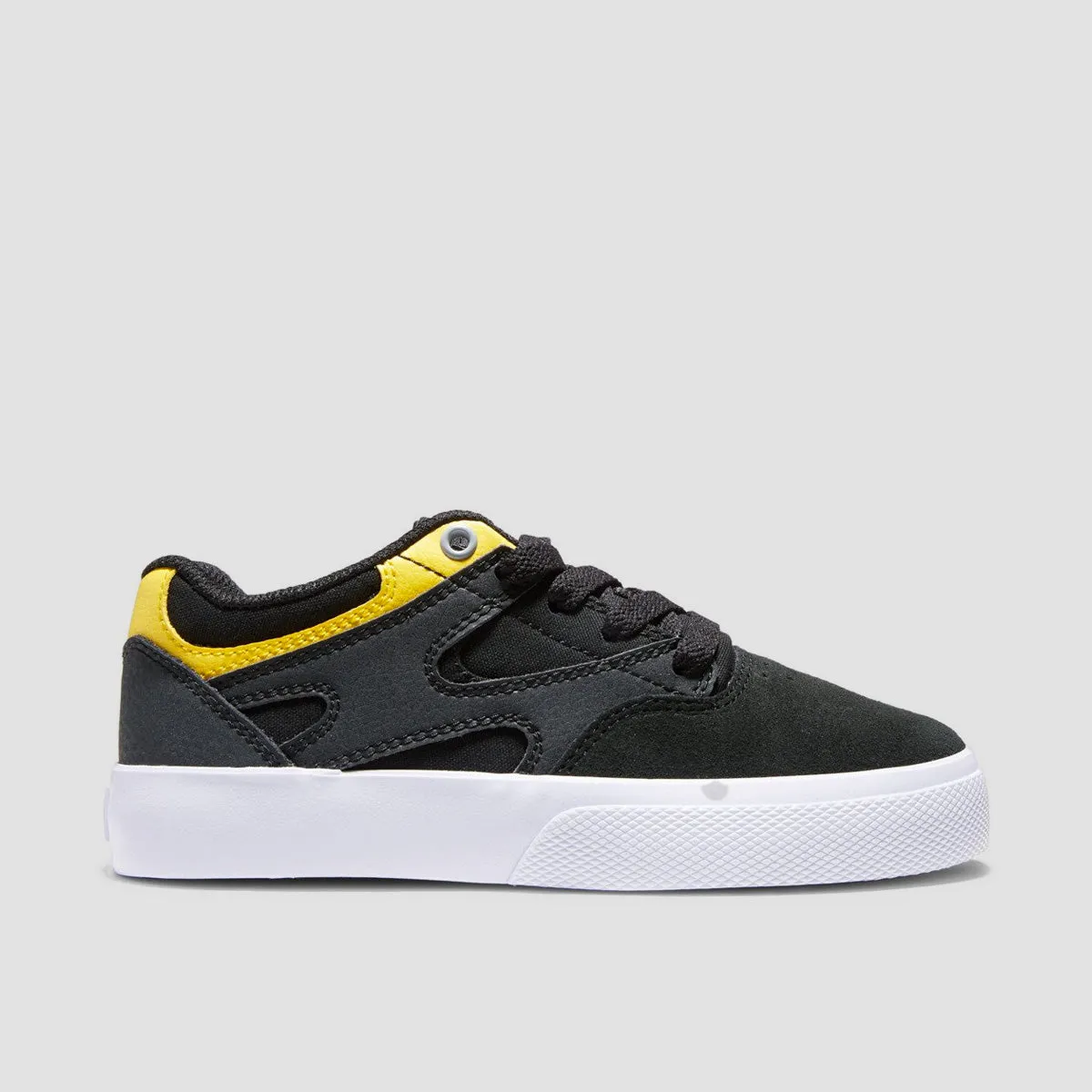 DC Kalis Vulc Shoes - Grey/Yellow - Kids