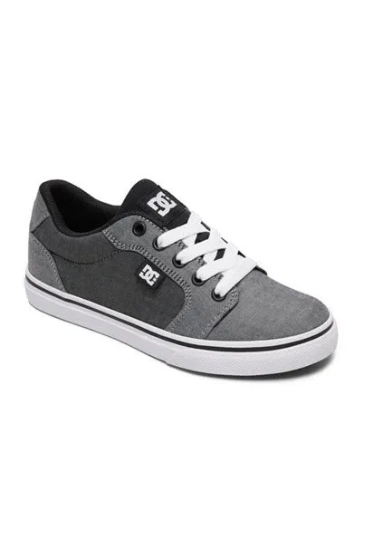 DC Kids Anvil TX SE Shoes Grey ADBS300246  1