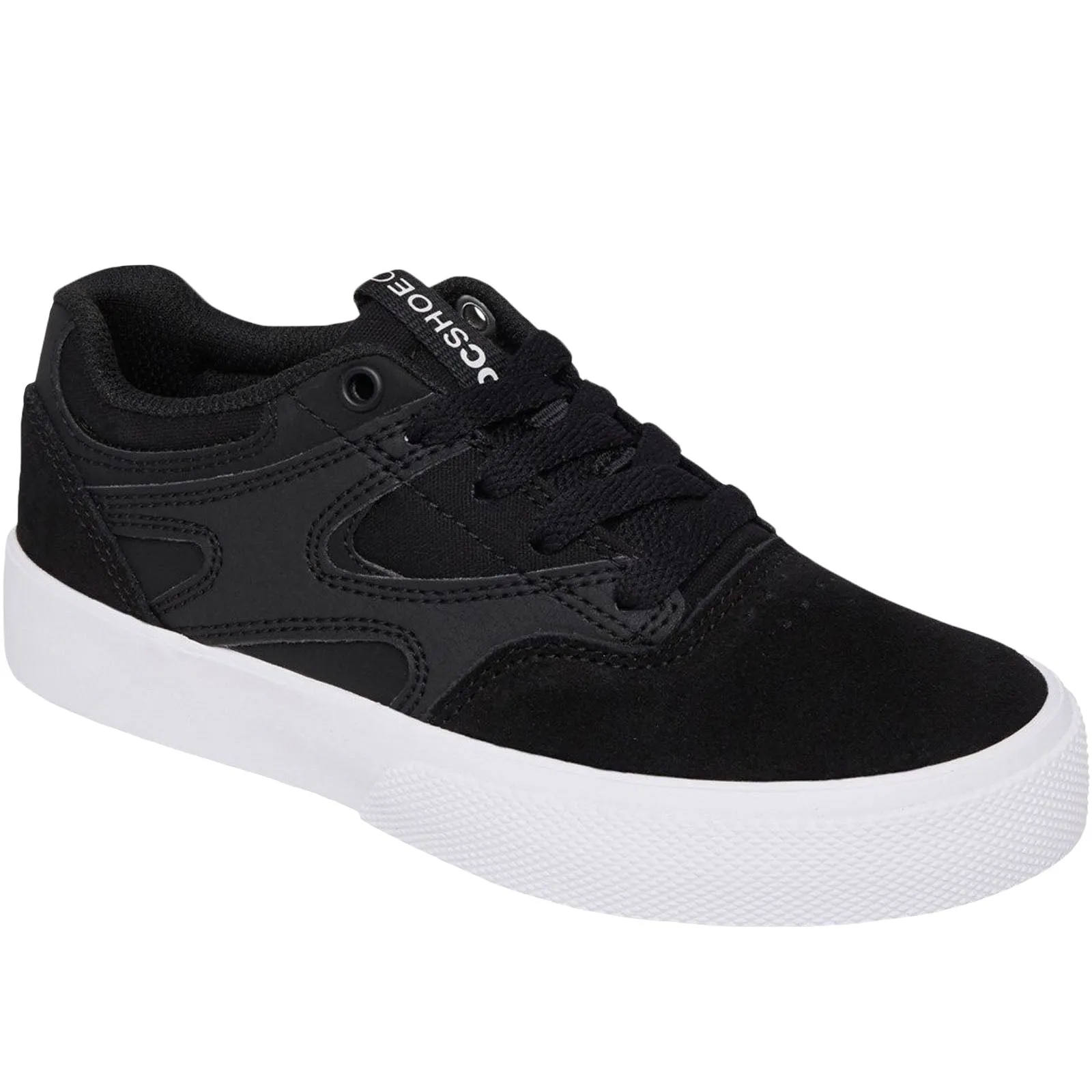 DC Shoes Kids Kalis Vulc Low Rise Suede Trainers