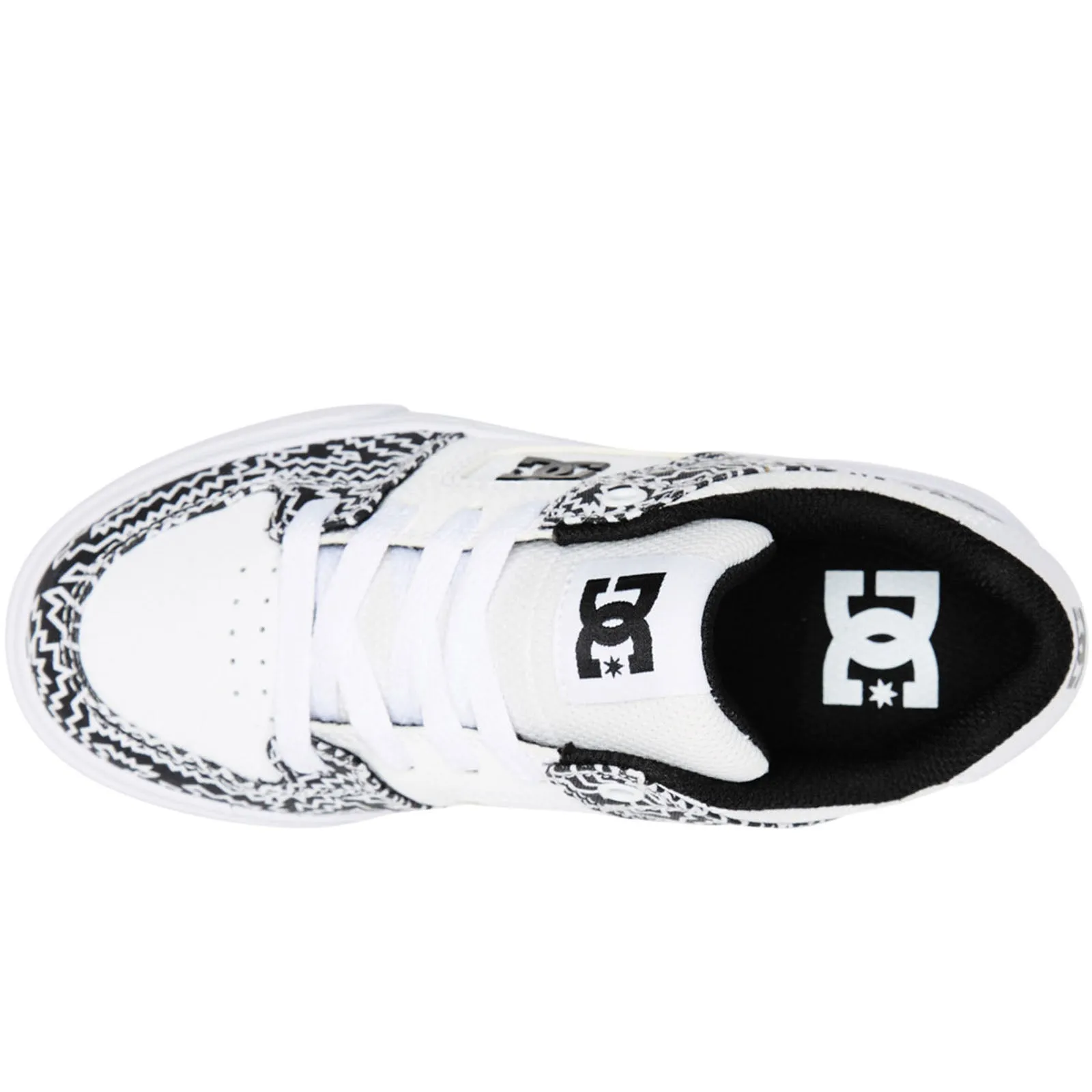 DC Shoes Kids Pure Leather Retro Chunky Trainers