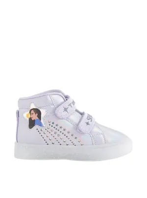 Disney Wish Lilac Holographic Light Up Trainers