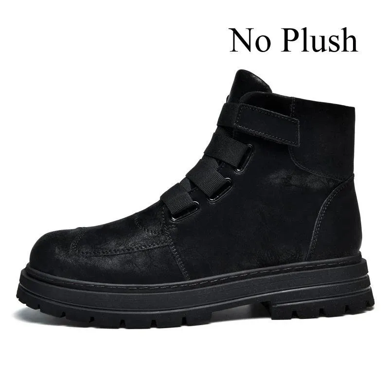 DM350 Fashion Leather Boots Women's Men's Casual Shoes