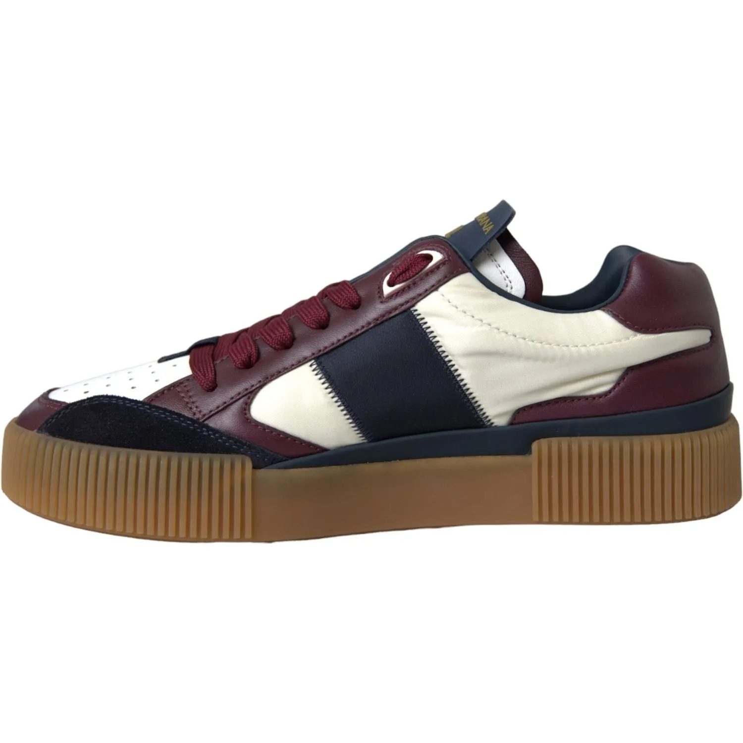 Dolce & Gabbana Multicolor Miami Leather Low Top Sneakers Shoes