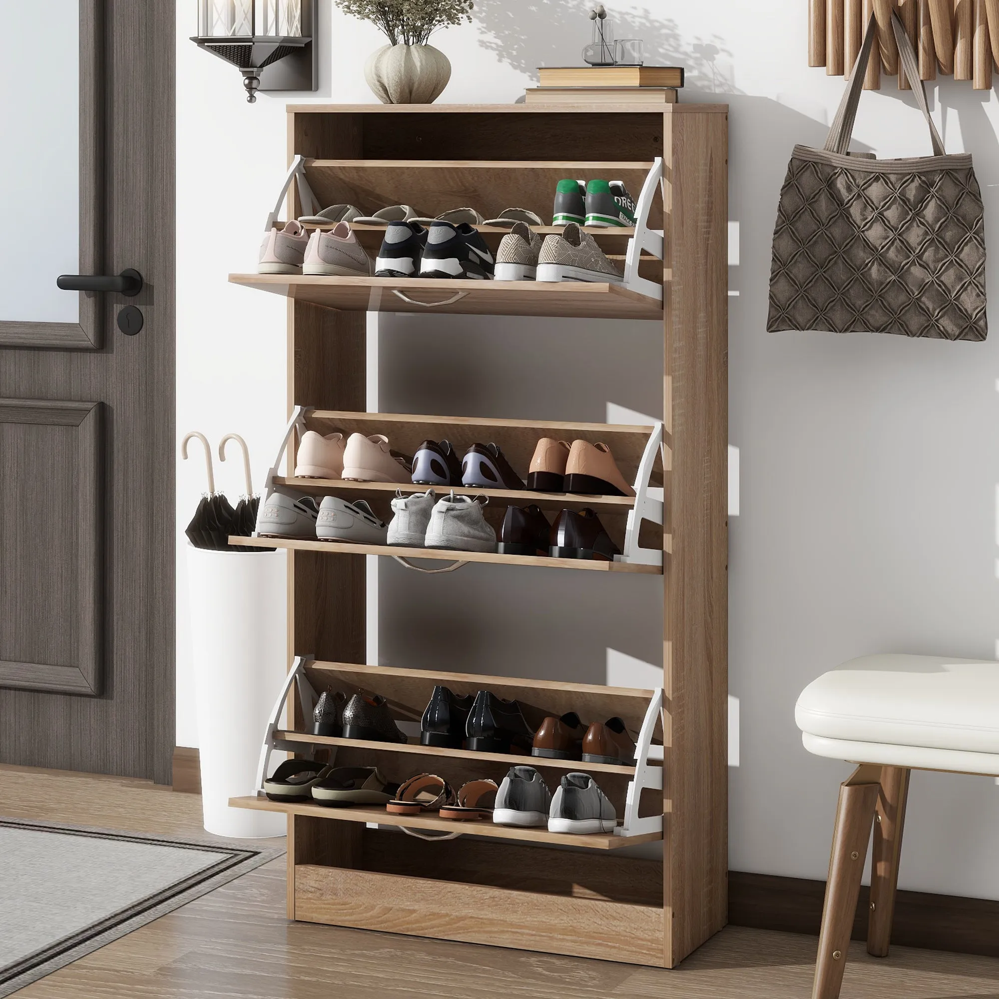 Dori 3-Drawer Shoe Storage Cabinet