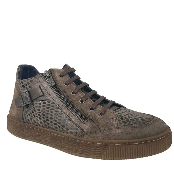 Dorking Women's Deli Lace & Zip Sneakers- Fango/ Bronce