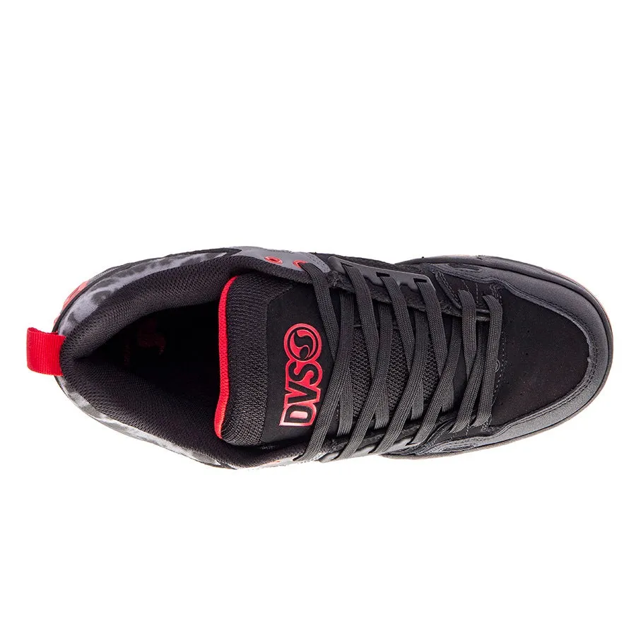 DVS Comanche Black Charcoal Printed Nubuck