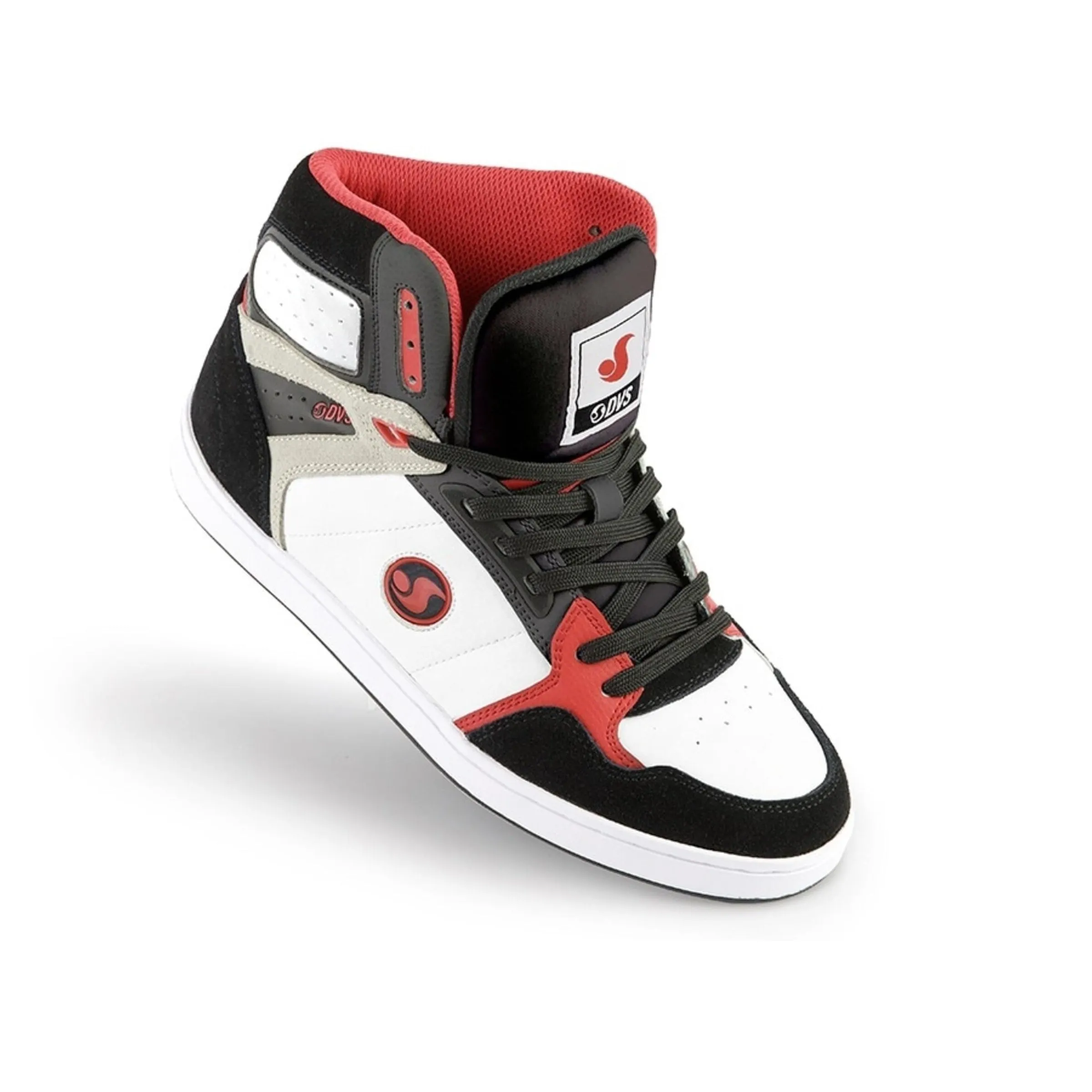 DVS Honcho White Black Red Suede