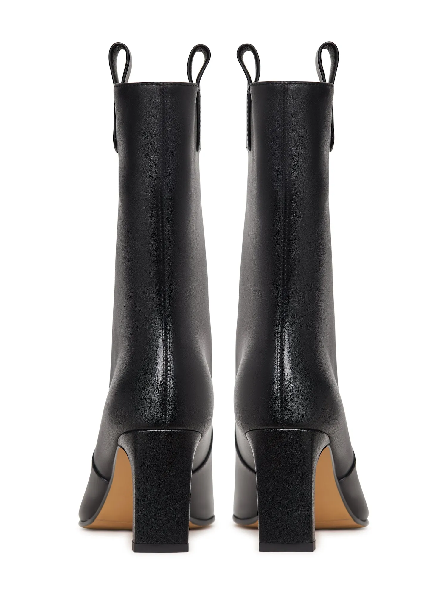 Elegant High-Heeled Boots Ava - Black