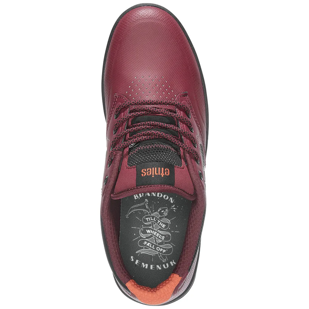 ETNIES SEMENUK PRO MTB FLAT SHOES [BURGUNDY]