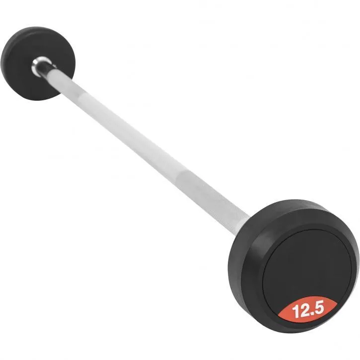 Fixed Rubber Barbell 12.5KG