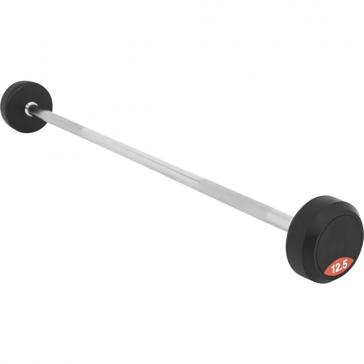 Fixed Rubber Barbell 12.5KG