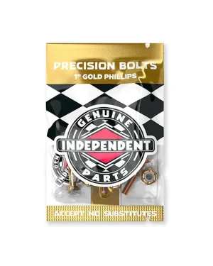 Genuine Parts 1" Gold Phillips Precision Bolts