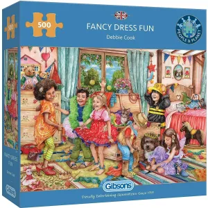 Gibson Games 500 Piece Fancy Dress Fun Jigsaw Puzzle