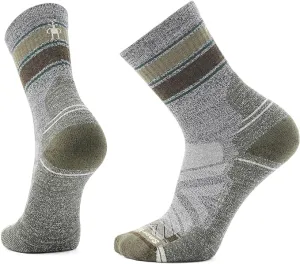 Hike Light Cushion Striped Mid Crew Socks