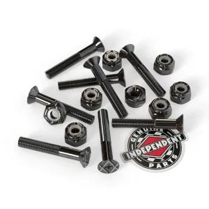 Independent 1-1/4" Precision Black Phillips Skateboard Hardware