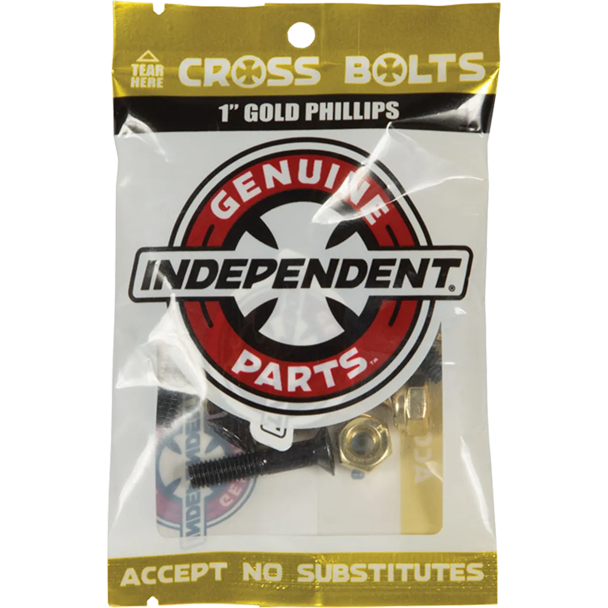 Independent Cross Bolts 1" Phillips Hardware