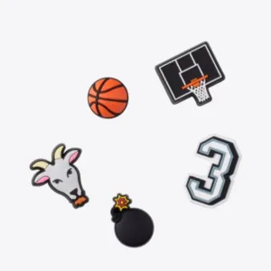 Jibbitz Basketball Star 5 Pack