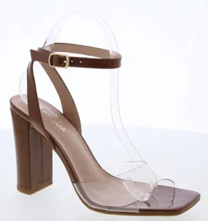 Jimmy Brown Strappy Heels