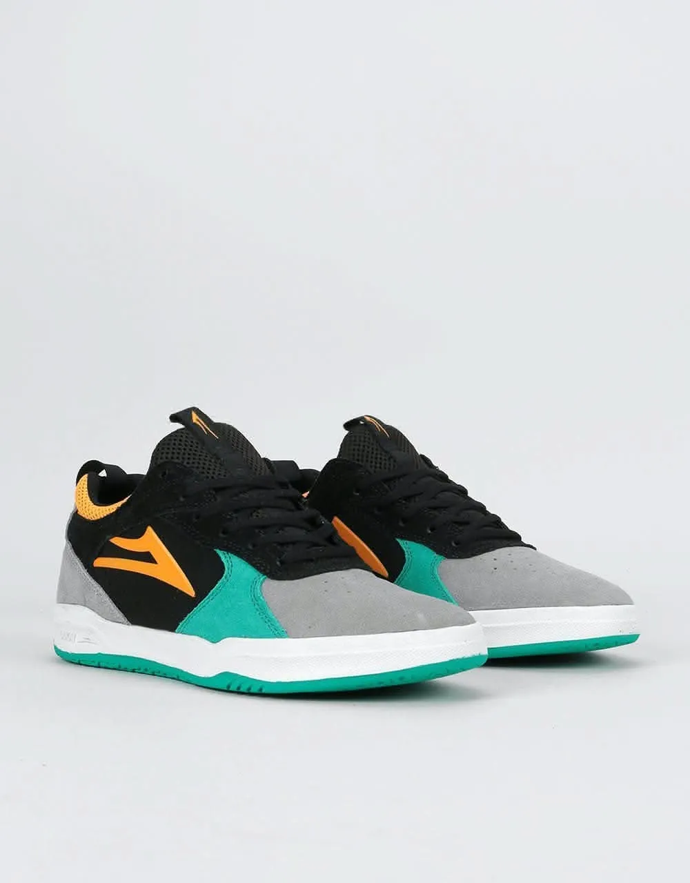 Lakai The Proto Skate Shoes - Grey/Teal Suede