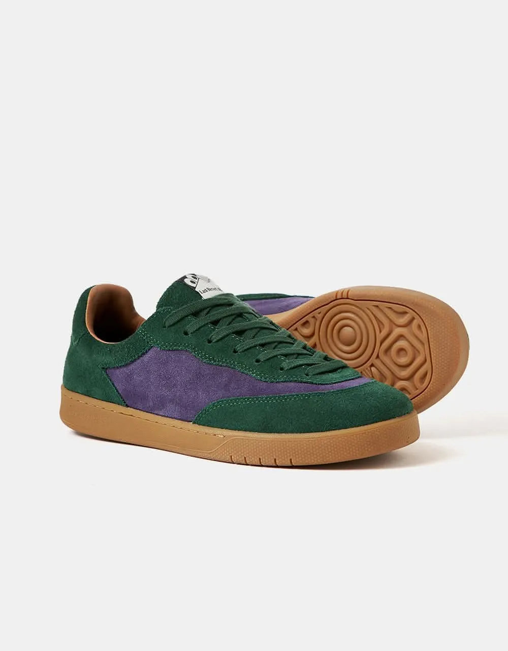 Last Resort AB CM001 Suede Skate Shoes - Elm Green/Loganberrry/Gum