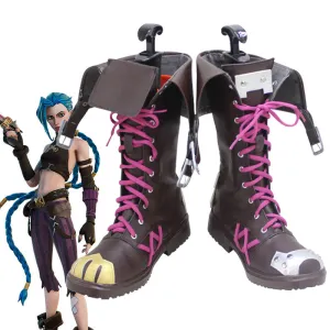 League of Legends LOL Arcane Jinx Shoes Cosplay Props