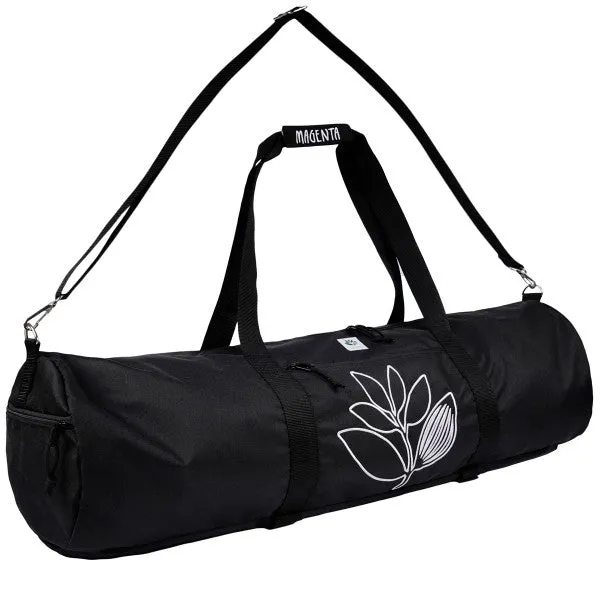 MAGENTA PLANT DUFFEL BLACK