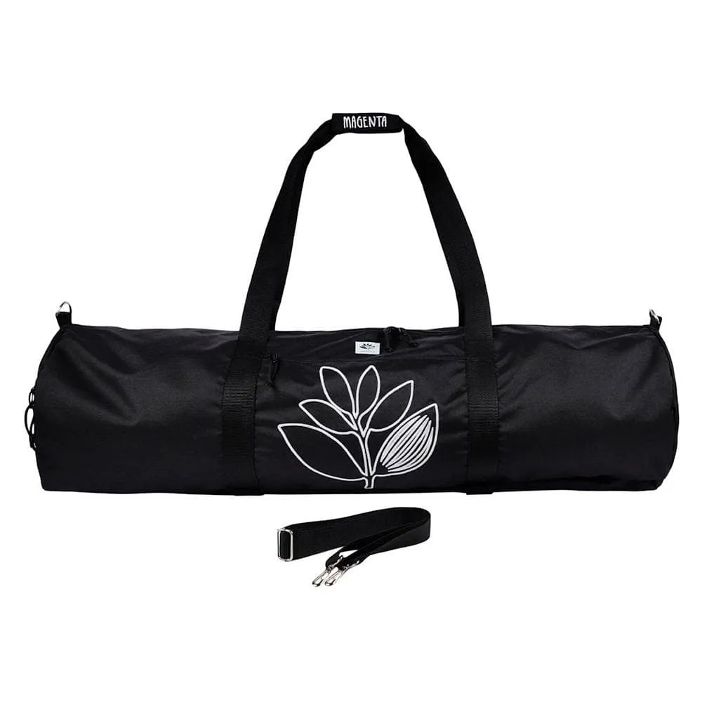 MAGENTA PLANT DUFFEL BLACK