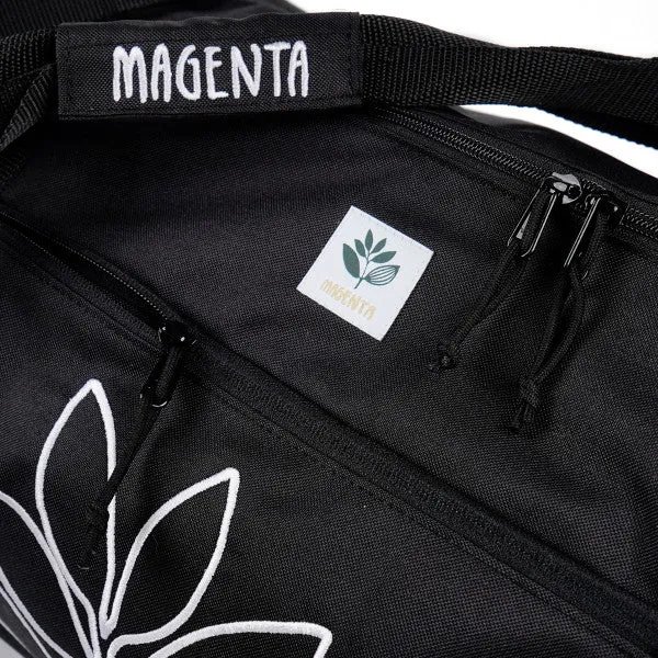 MAGENTA PLANT DUFFEL BLACK