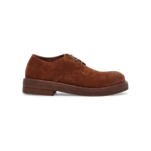 Marsell suede leather lace-up derby shoes with