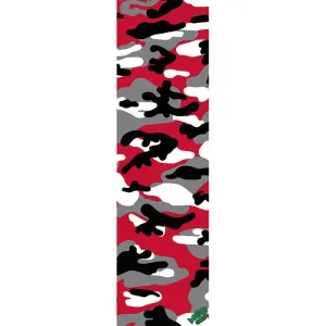 Mob Grip 9" x 33" (RED CAMO) Skateboard Grip Tape