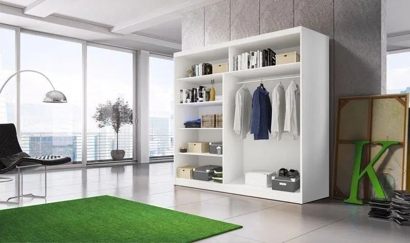 Multi 35 Sliding Door Wardrobe 203cm