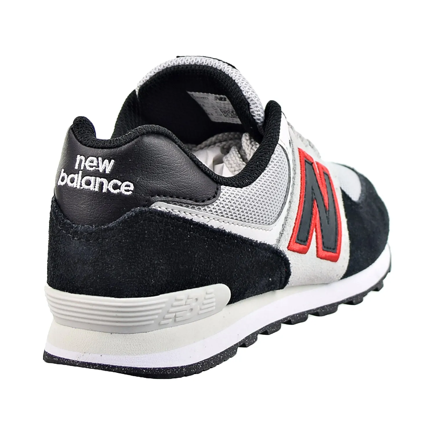 New Balance 574 Big Kids' Shoes White-Black-Red