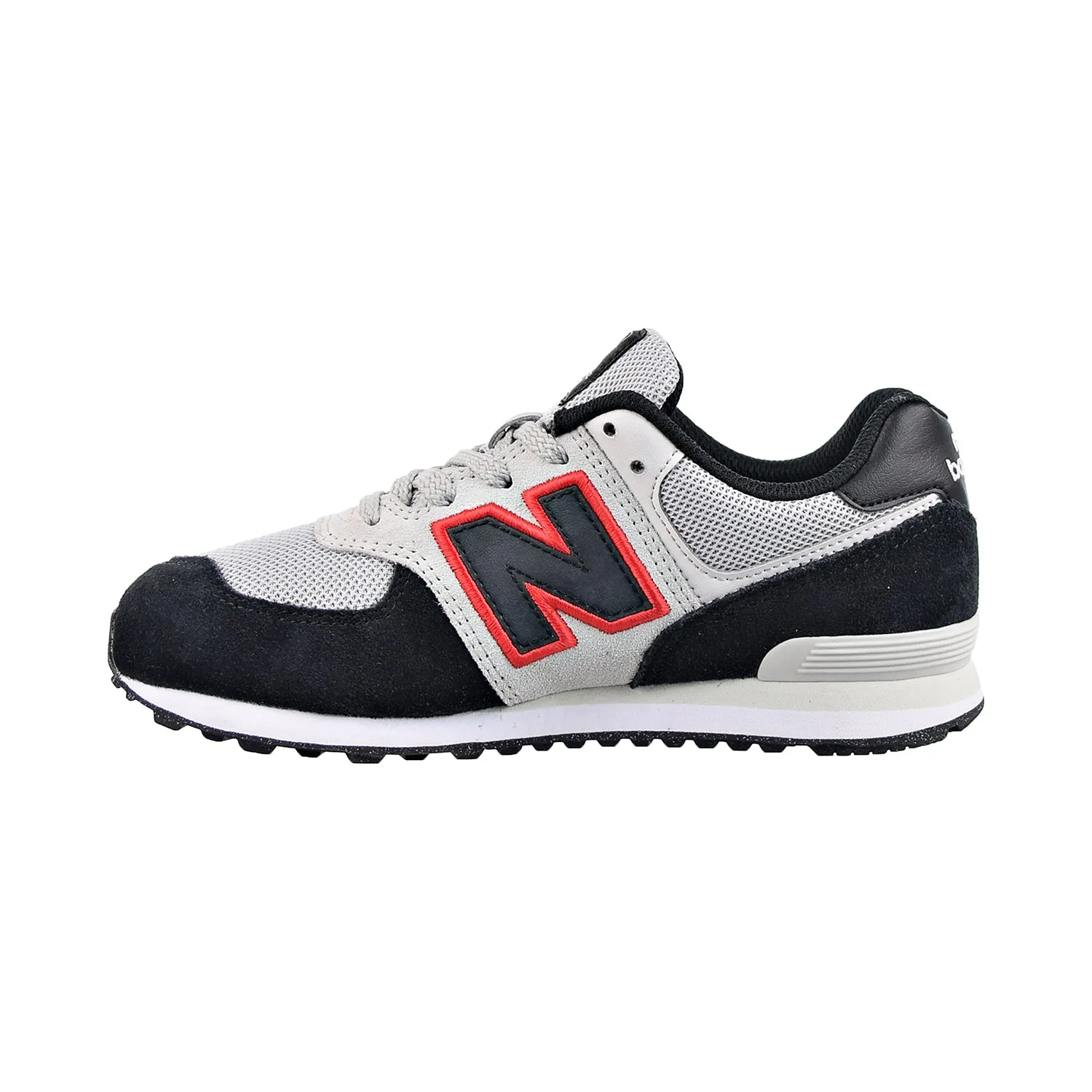 New Balance 574 Big Kids' Shoes White-Black-Red